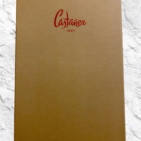 ✨NWT✨Castaner Black Lace Up Classic Organic Cotton Jute Wedge Espadrille Sandals - Picture 15 of 16